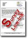 Image thumbnail of the Survey Low Ink report available within ComfortableStyle.