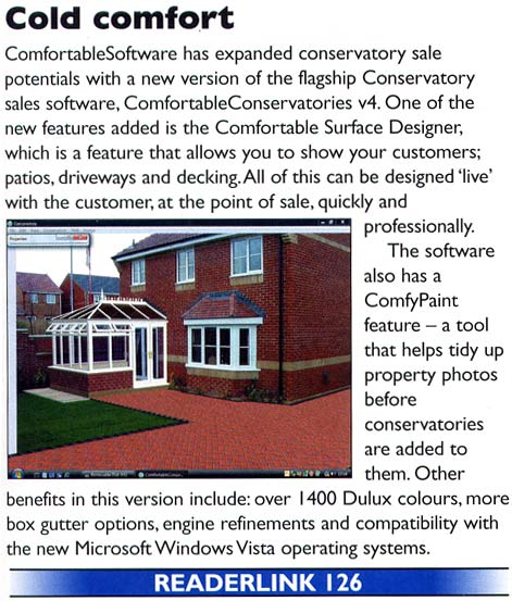 Article from the September 2007 issue of 'Window Fabricator and Installer'