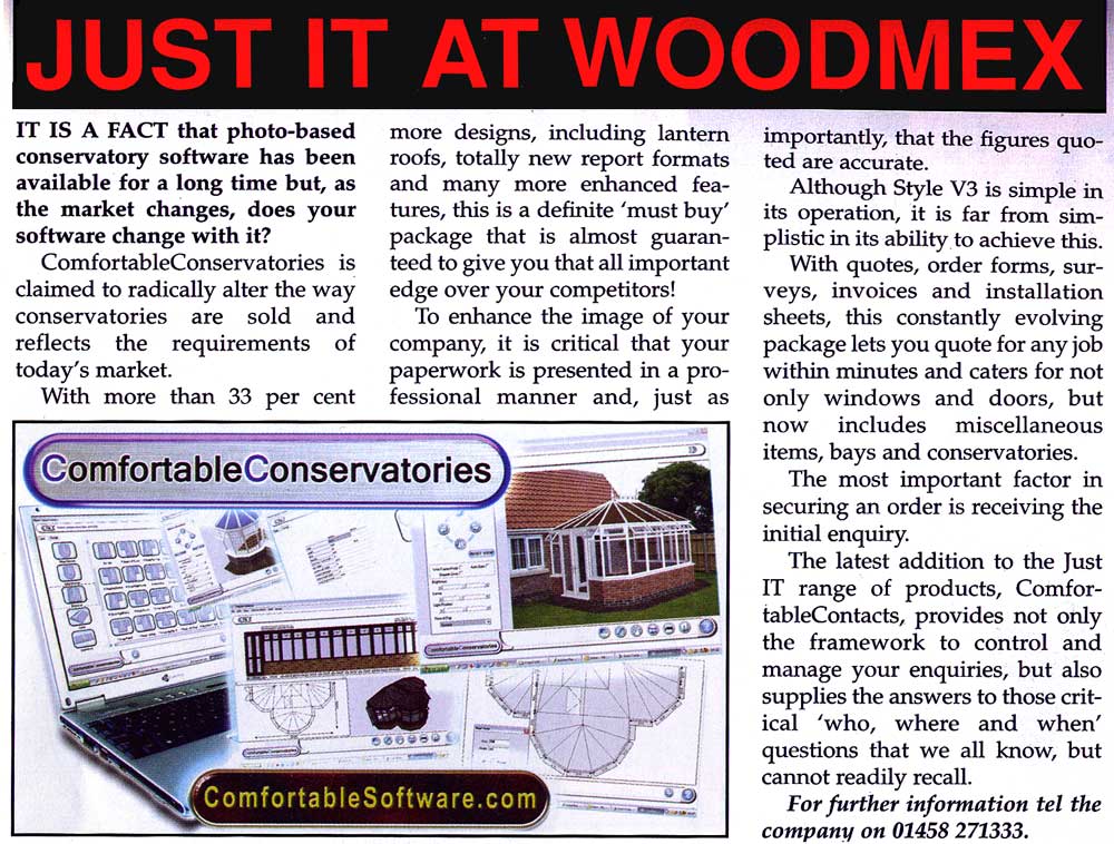 Editorial from the September 2004  issue of 'Industrial Woodworker'